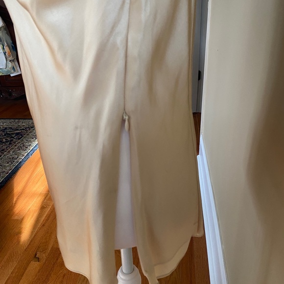 Ann Taylor Gold Silk Beaded Sleeveless Blouse - Picture 6 of 10